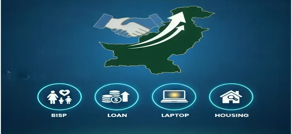 Government schemes in Pakistan including BISP, housing loans, and welfare programs